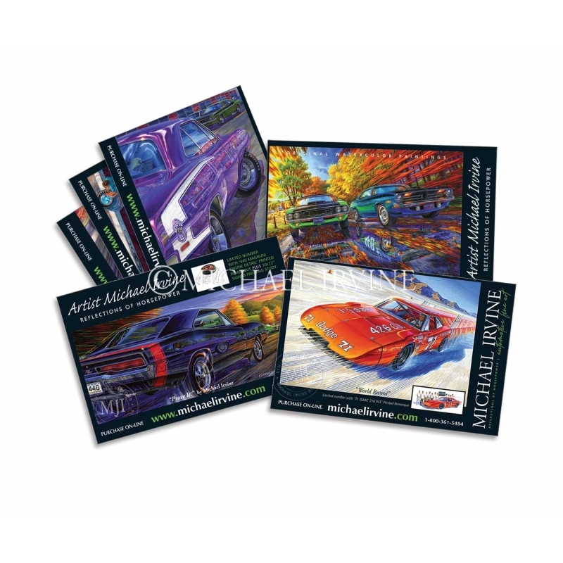 Assorted Mopar-themed Postcards (selection may vary depending on availability)