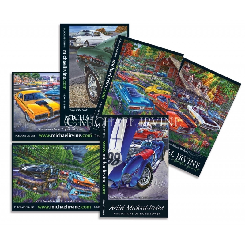 Assorted Ford/Mercury-themed Postcards (selection may vary depending on availability)